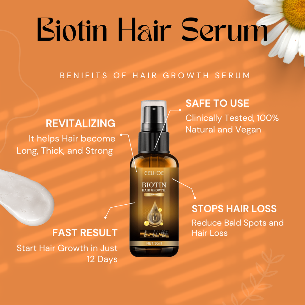 OUHOE - Biotin Hair Growth Serum (100% Result)