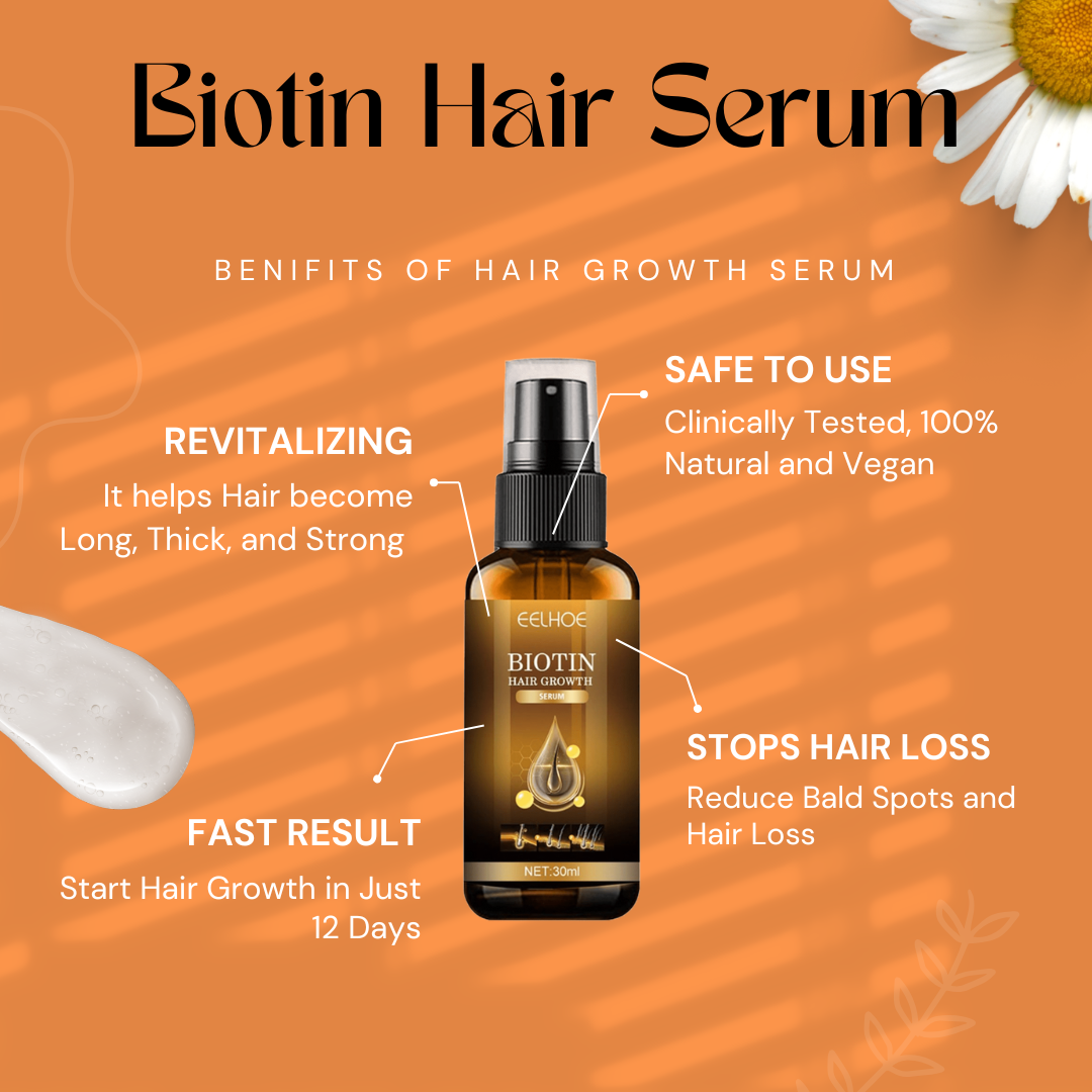 OUHOE - Biotin Hair Growth Serum (100% Result)